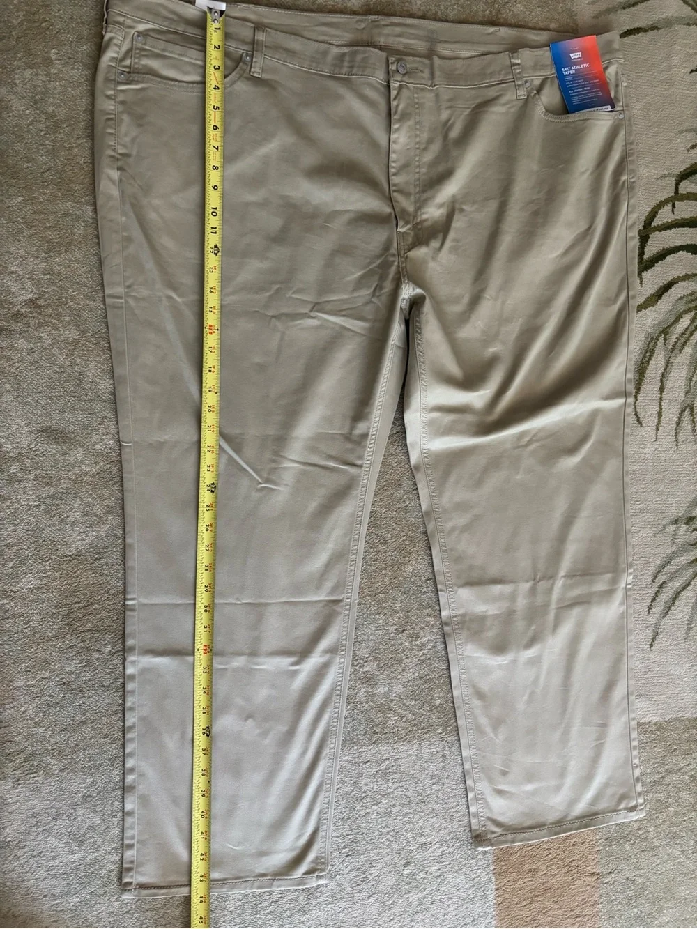 Levi’s 541 Athletic Taper Pants Men’s 56x32 Khaki Tan Stretch NWT Big Tall